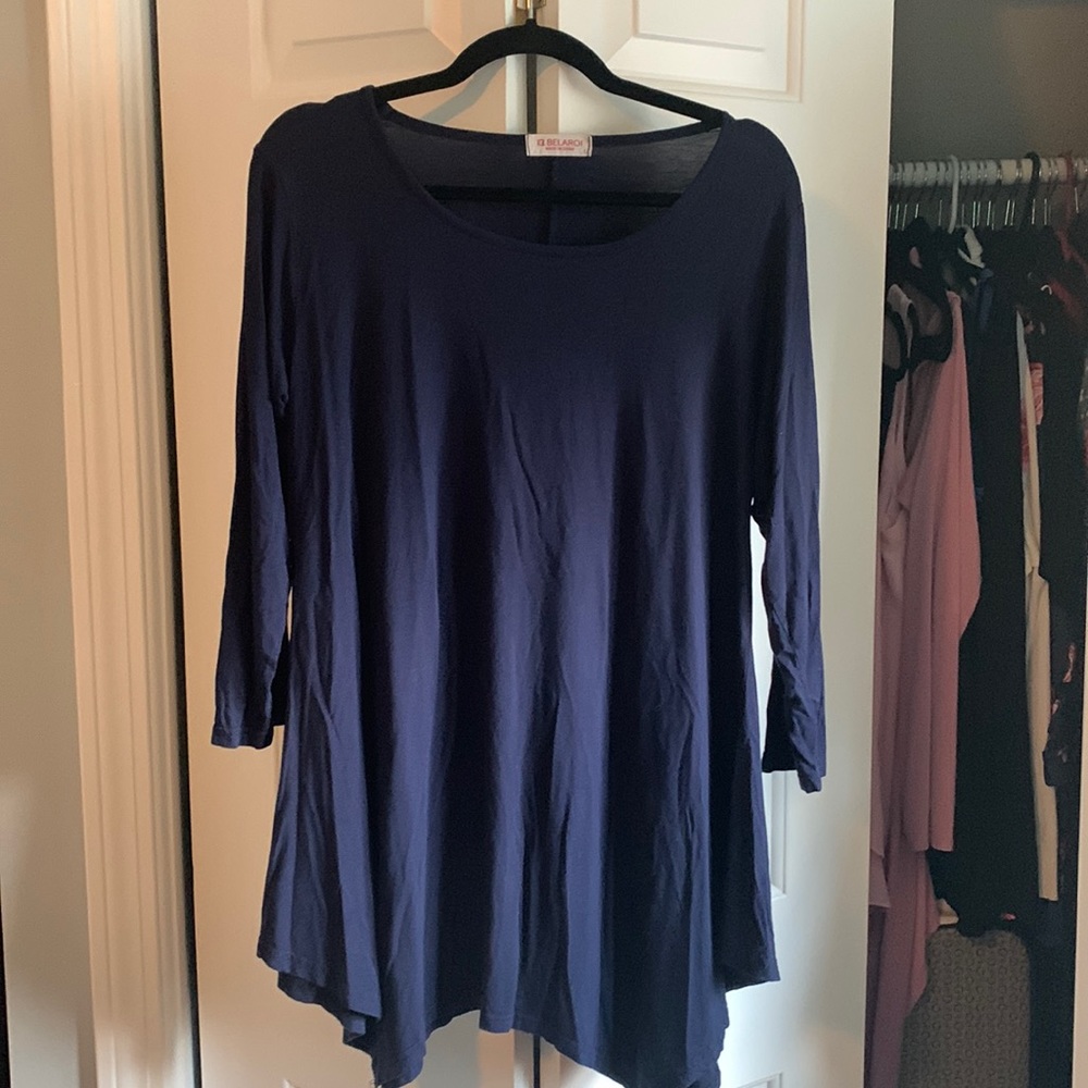 Navy blue tunic